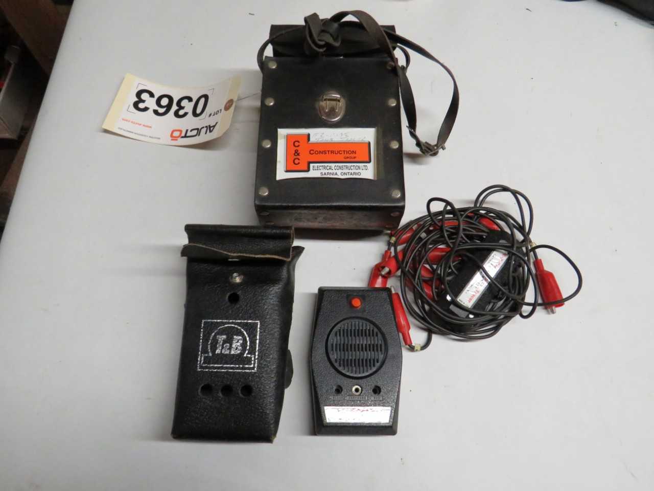 E-Z CADER TONE TRACER WT-612 - ELECTRIC POWER TOOLS