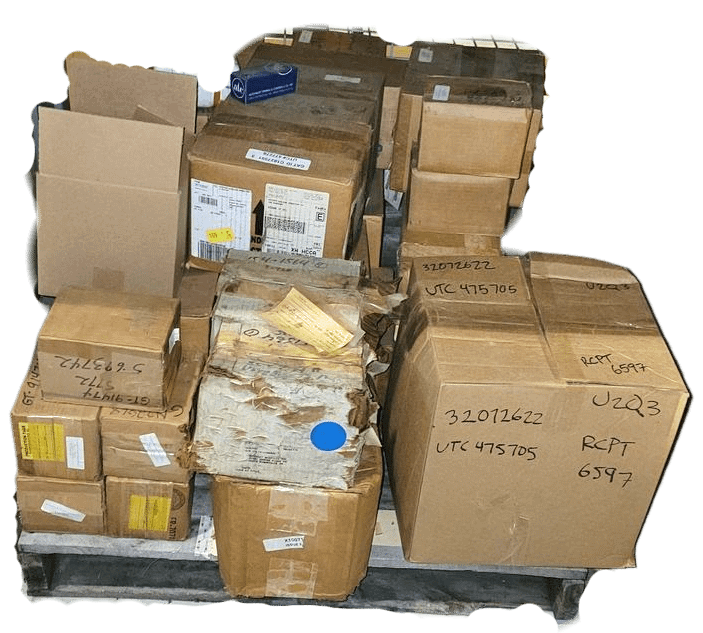 BULK LOT OF TRANSFORMERS, BREAKERS, DISCONNECT SWITCHES, FUSES-KITS/HOLDERS QTY 2 PALLETS - INDUSTRIAL PARTS