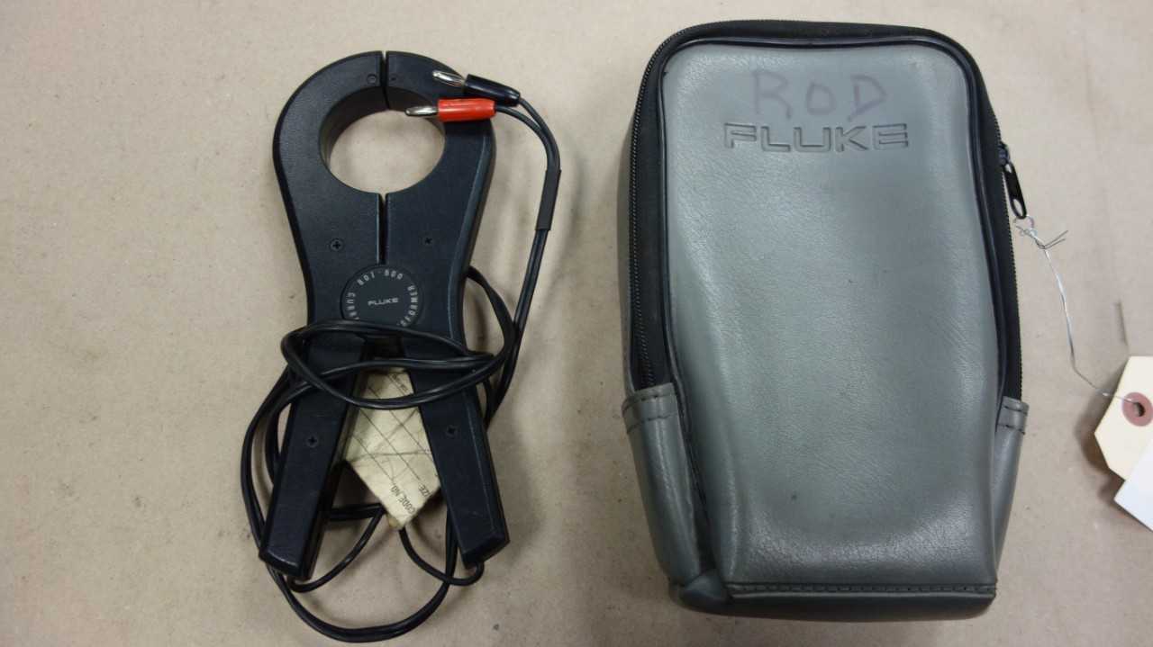 FLUKE 80I-600 CURRENT TRANSFORMER CLAMP PROBE - ELECTRICAL TESTING EQUIPMENT
