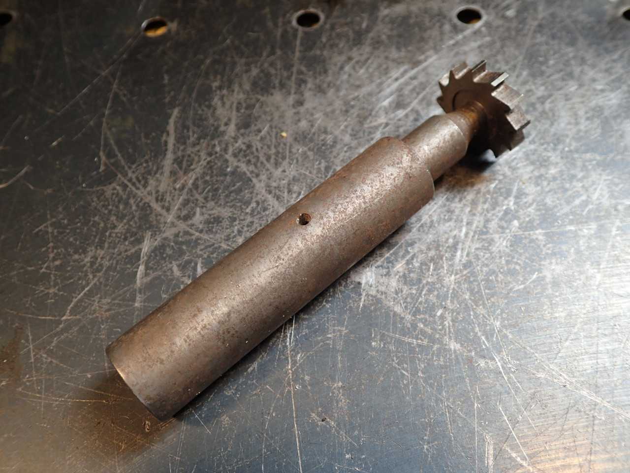 #608 HSS Woodruff Keyseat Cutter: 1" Dia, 3/16" Face Width, 3/4" Shank - HOLEMAKING TOOLS