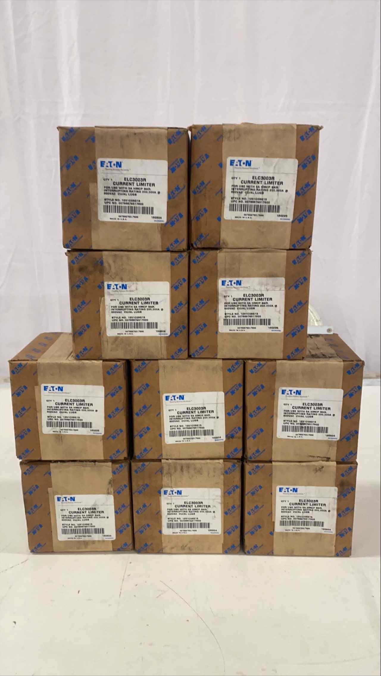 10 Quantity-Eaton 3A Fuse Current Limiters-ELC3003R - ELECTRICAL COMPONENTS