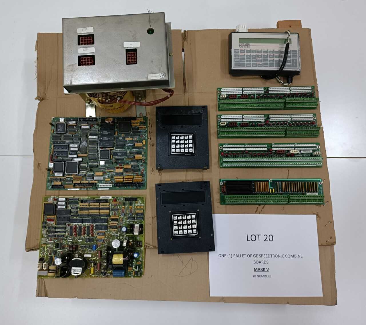 ONE (1) PALLET OF GE SPEEDTRONIC COMBINE BOARDSMARK VI - AUTOMATION & CONTROLS