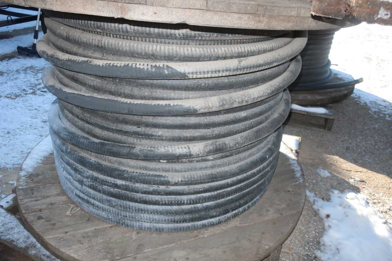 3 SPOOLS OF ASSORTED INSULATED CABLE-WIRE - ELECTRICAL COMPONENTS