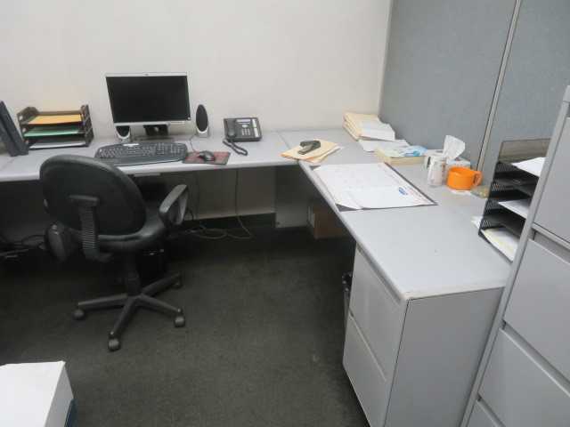 desk, chair only, no computers or printers - MISCELLANEOUS