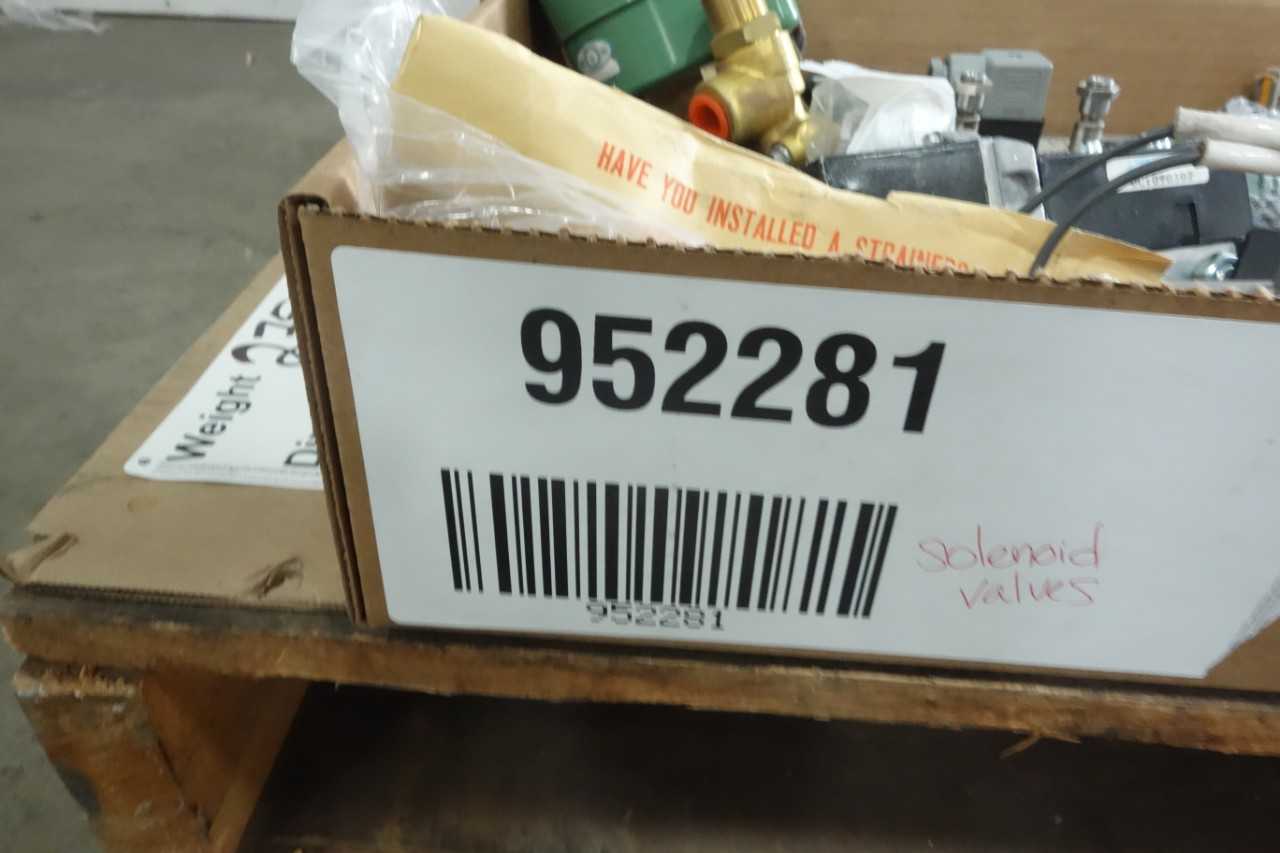 PALLET OF ASSORTED SOLENOID VALVES - SOLENOID VALVE