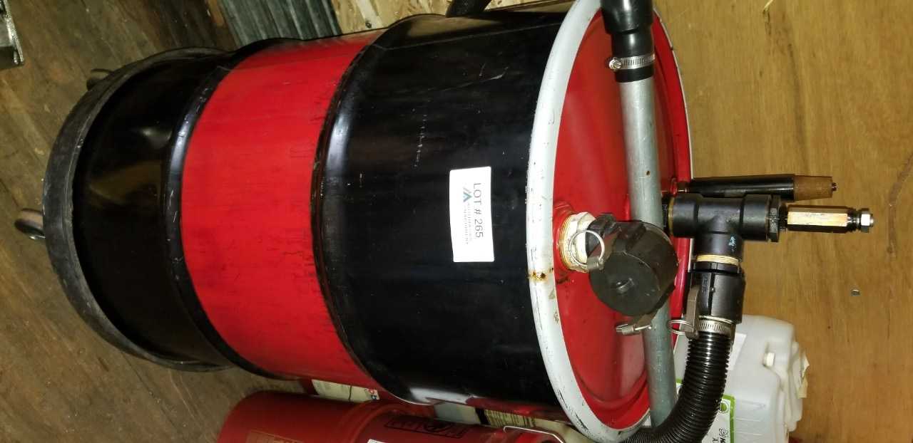 Waste Coolant Drum w/ Air Transfer System - PUMPS Waste Coolant Drum w/ Air Transfer System - PUMPS
