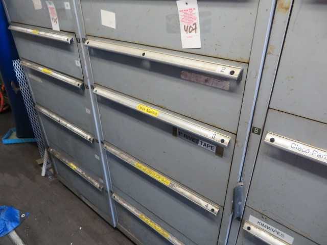 5- Drawer Cabinet and Contents, Lista - MISCELLANEOUS