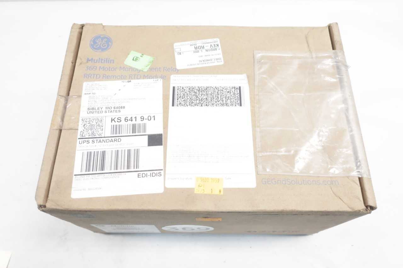 GENERAL ELECTRIC 369-HI-R-M-F-E-0-E RELAY - AUTOMATION & CONTROLS
