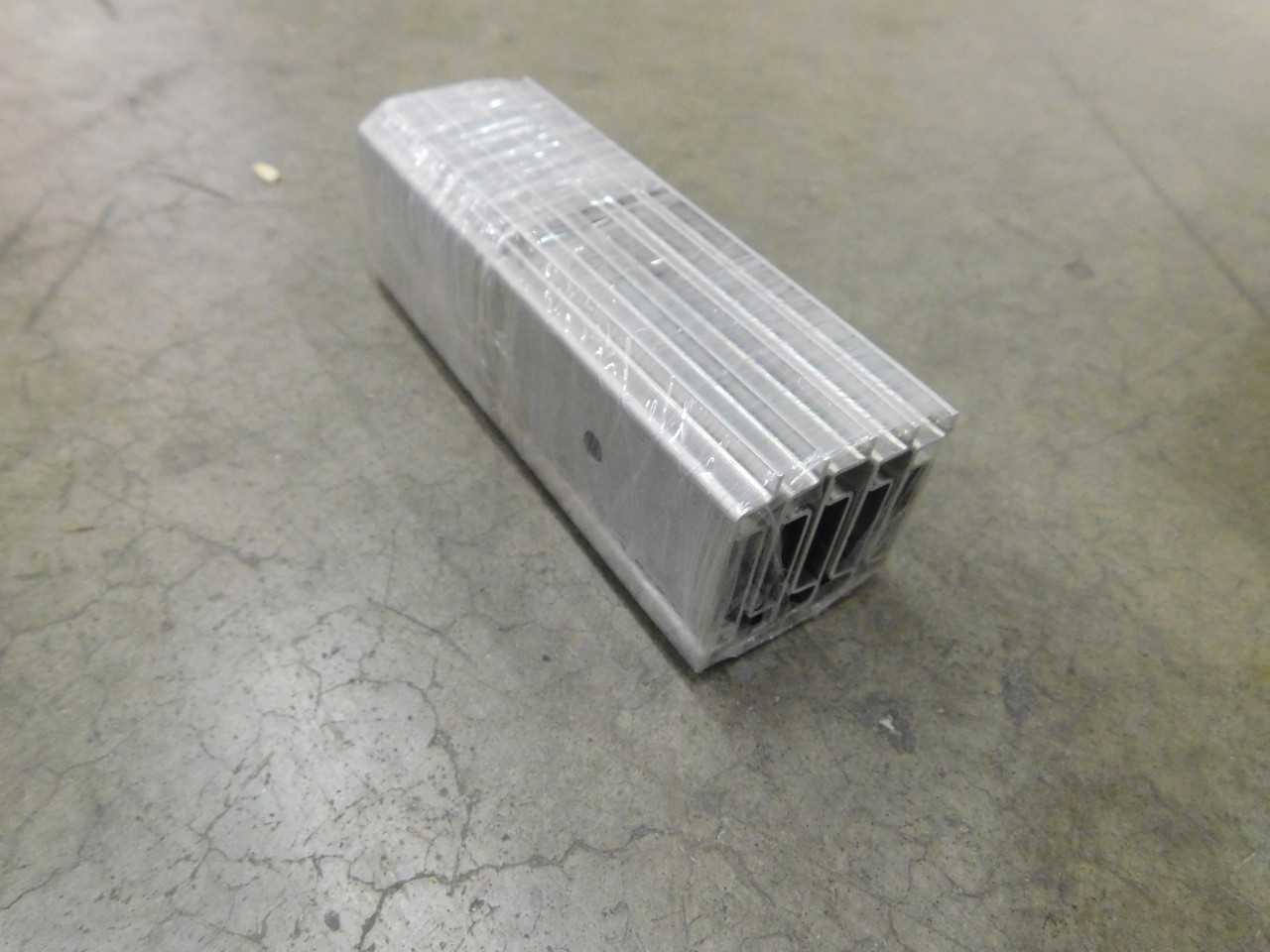 Lot of 1 Box of 100 Aluminum Din-Rail, Box of Voltage Indicators, and Wire Ranges - INDUSTRIAL PARTS