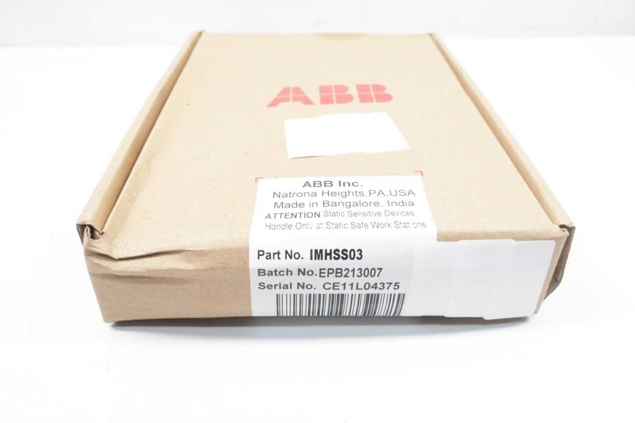 ABB IMHSS03 SYMPHONY HYDRAULIC SERVO MODULE - AUTOMATION & CONTROLS