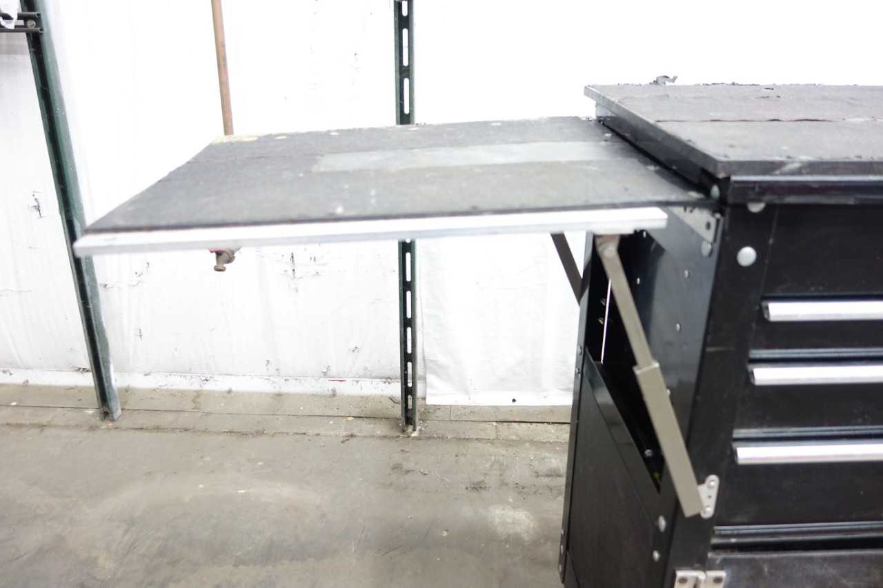 FOUR DRAWER ROLL CART WITH SIDE TRAY - MACHINING ACCESSORIES & TOOLING