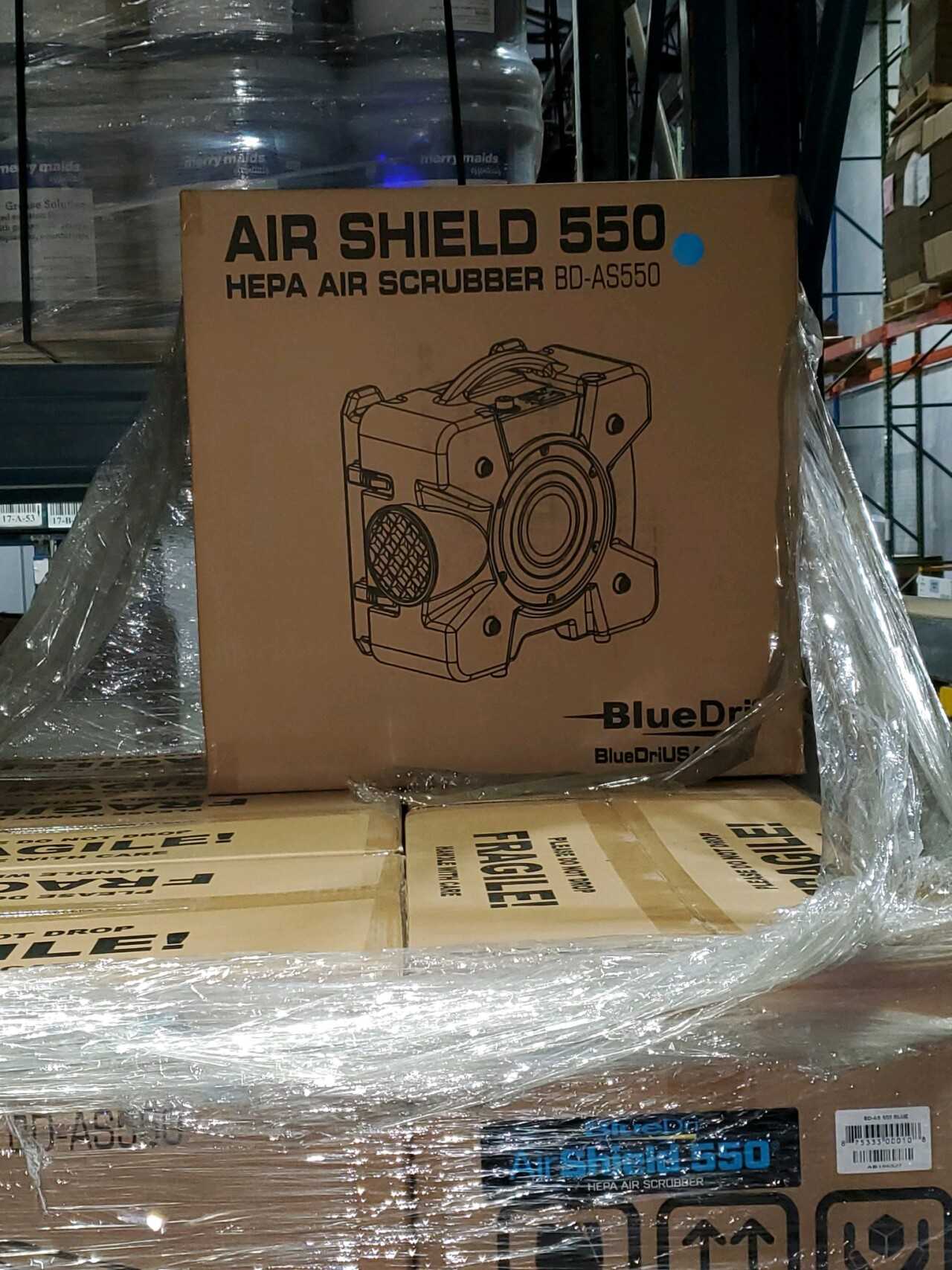 Lot of 150 Air Shield 550 HEPA Air Scrubber - HVAC EQUIPMENT
