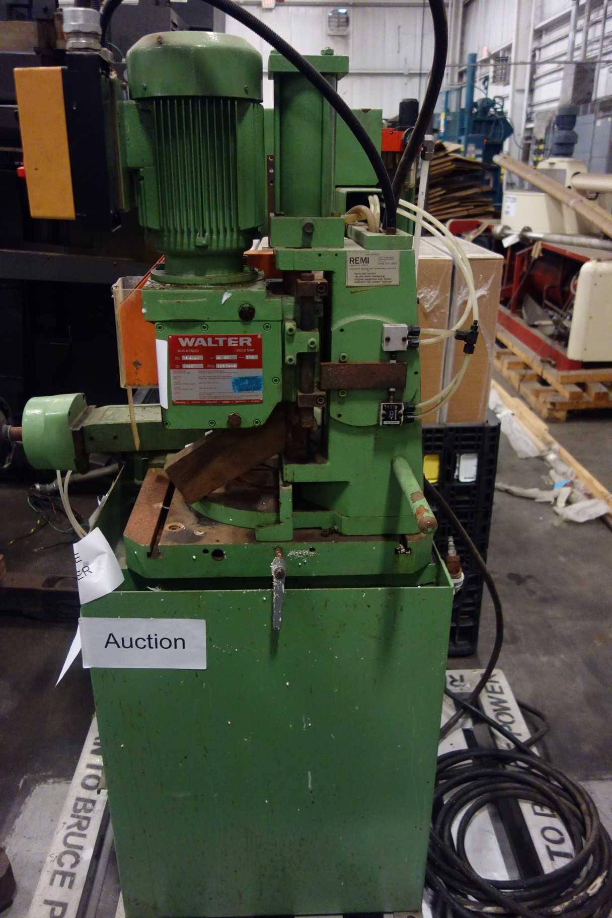 WALTER COLD SAW CS200A, 40-80RPM, 575V - METAL SAWS