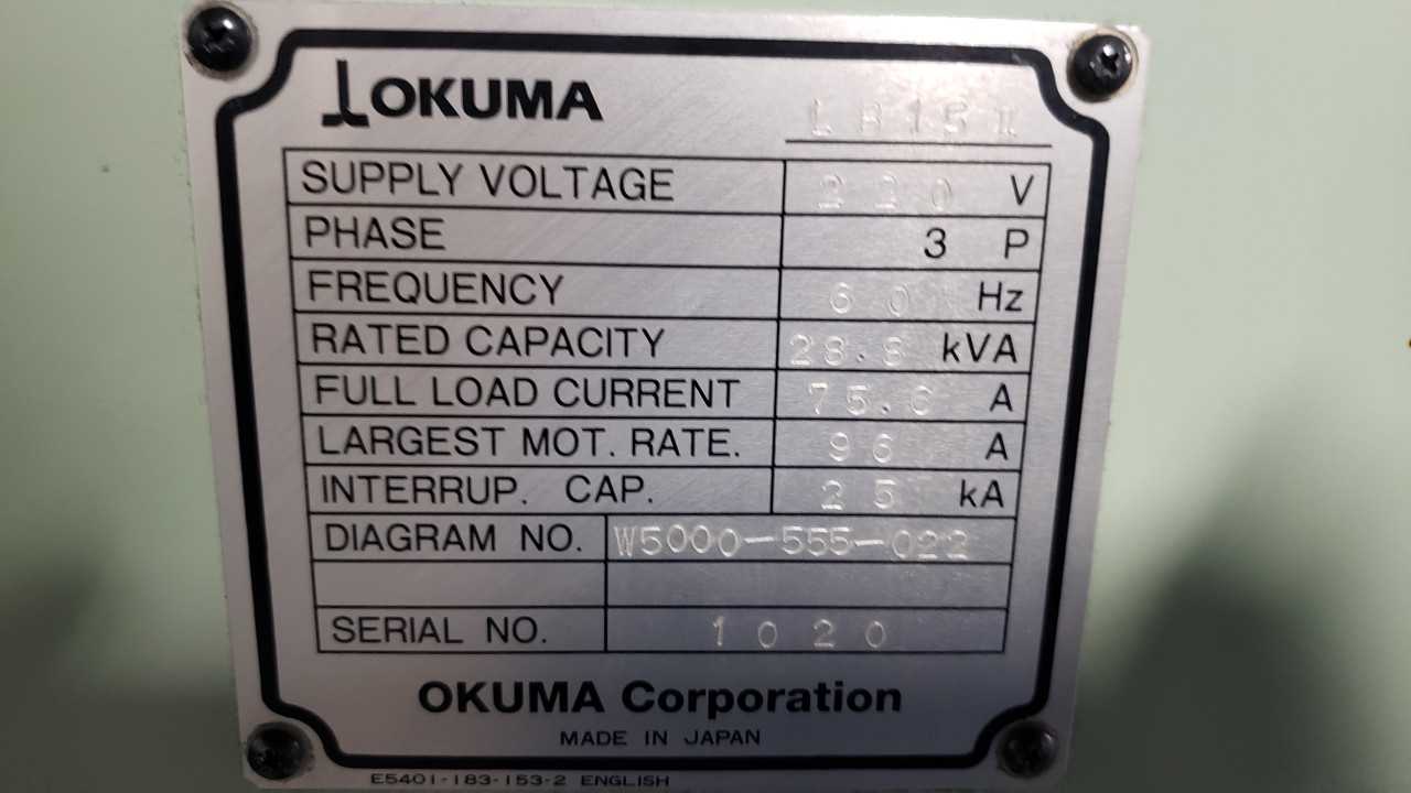 OKUMA LB-15-II - CNC MACHINING CENTERS