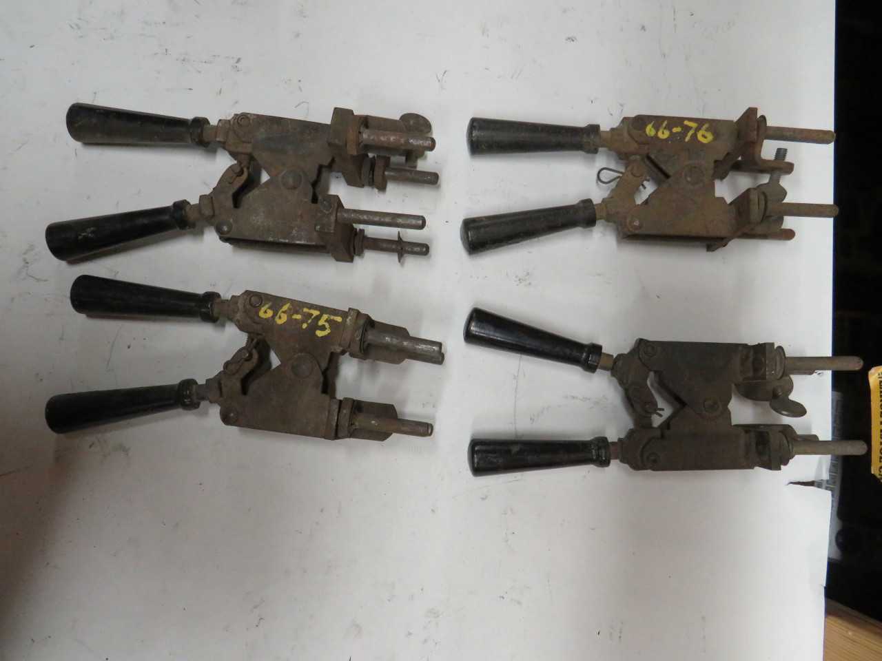 LOT OF 4 HANDLES FOR CADWELD MOLDS - HAND TOOLS