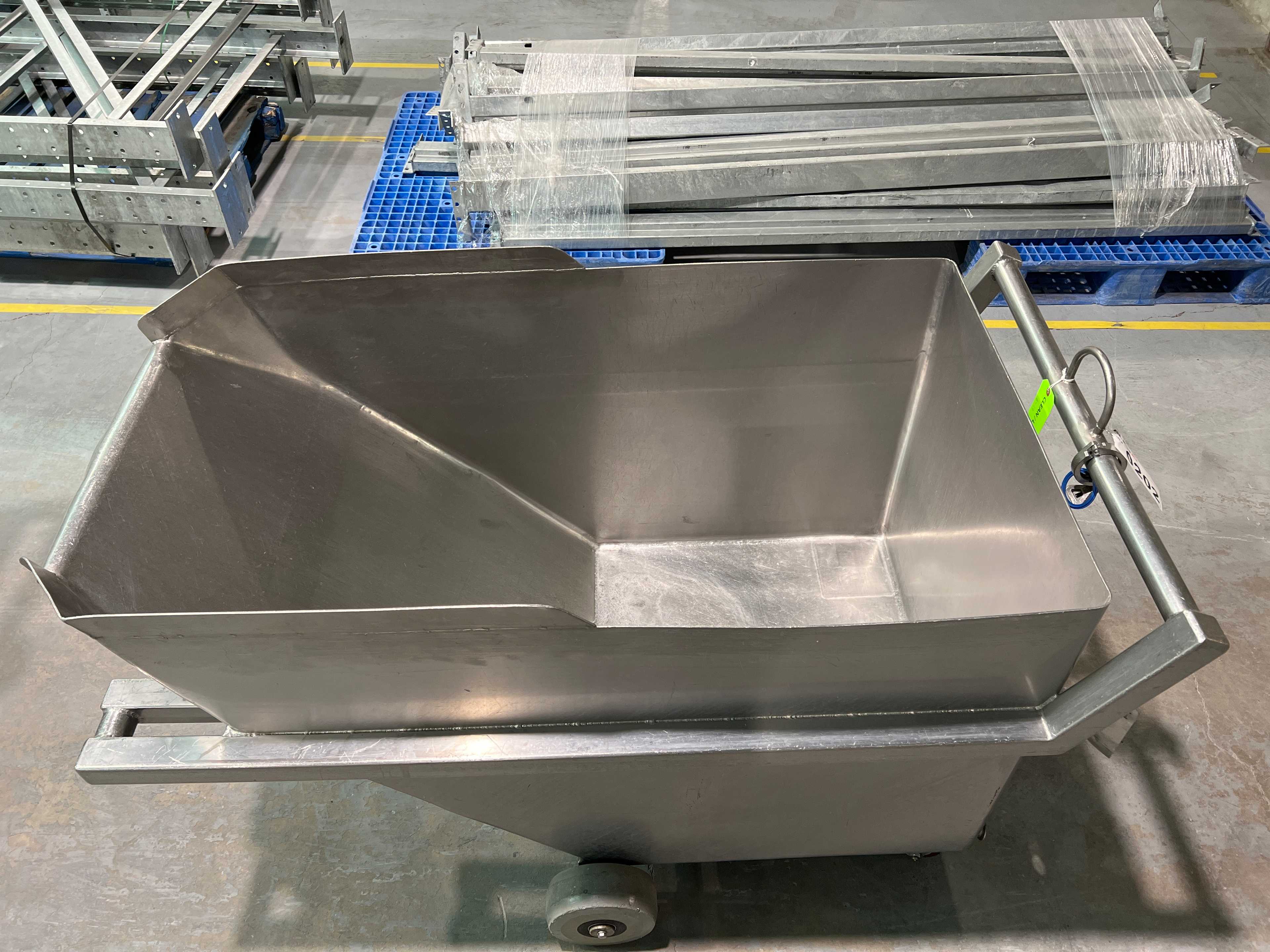 Stainless Steel Dump Cart Hopper