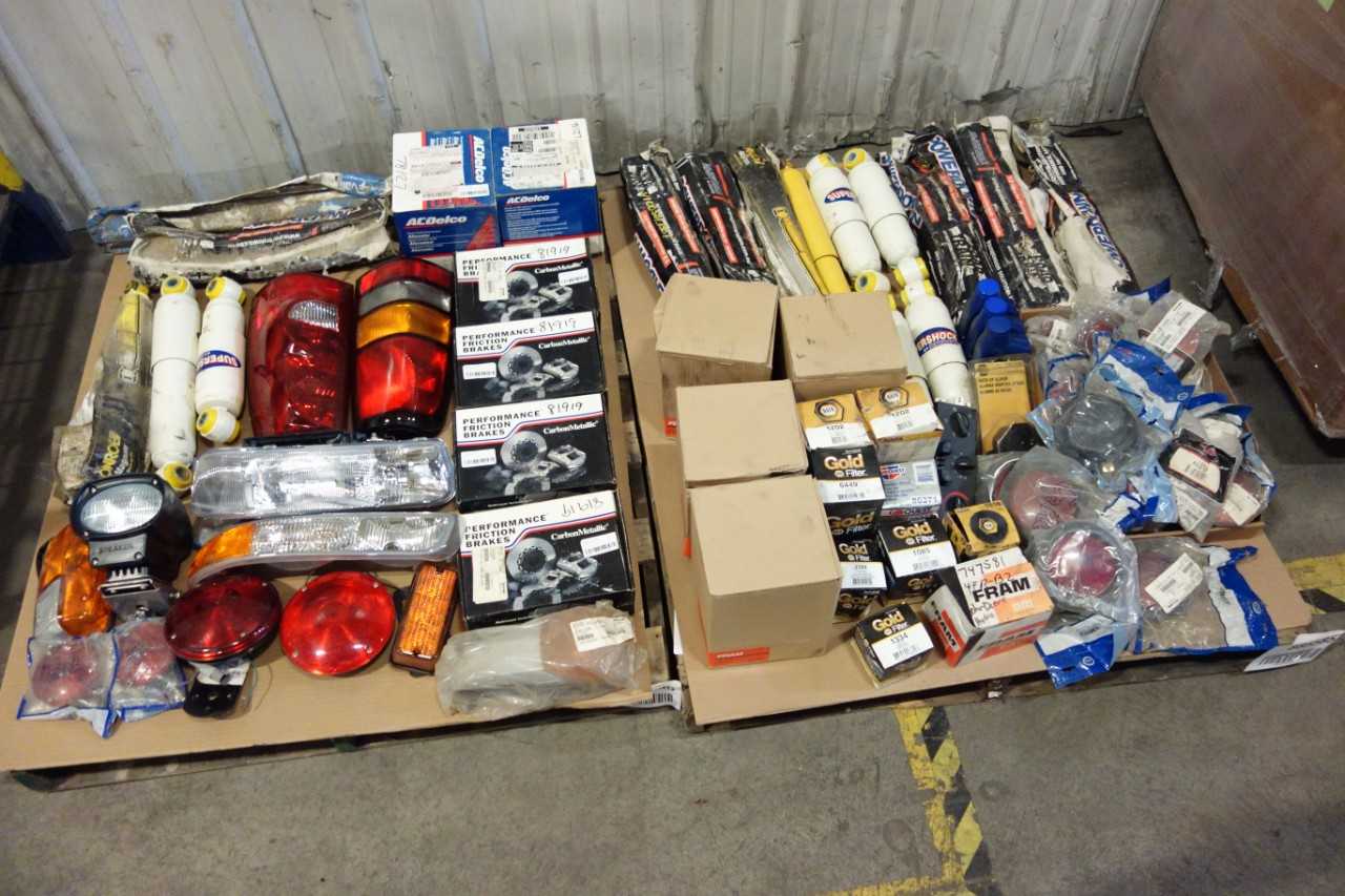 2 PALLETS OF ASSORTED AUTOMOTIVE PARTS AND ACCESSORIES - INDUSTRIAL PARTS