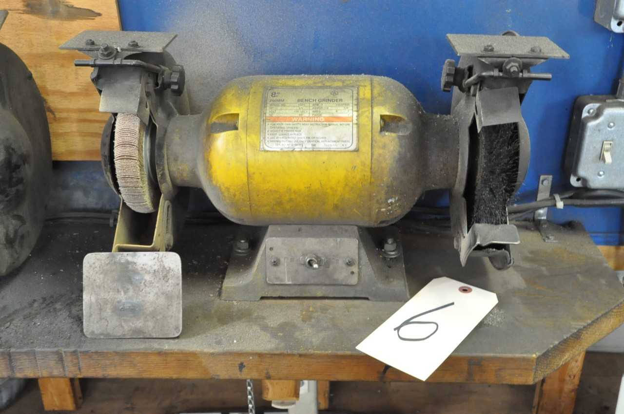 No Name 8" x 3/4-HP Double End Bench Top Grinder - MISCELLANEOUS
