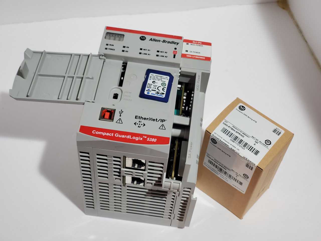 Allen Bradley CompactLogix 5069-L3100ERMS2 Plus Brand new 5069-RTB64 Spring - MISCELLANEOUS