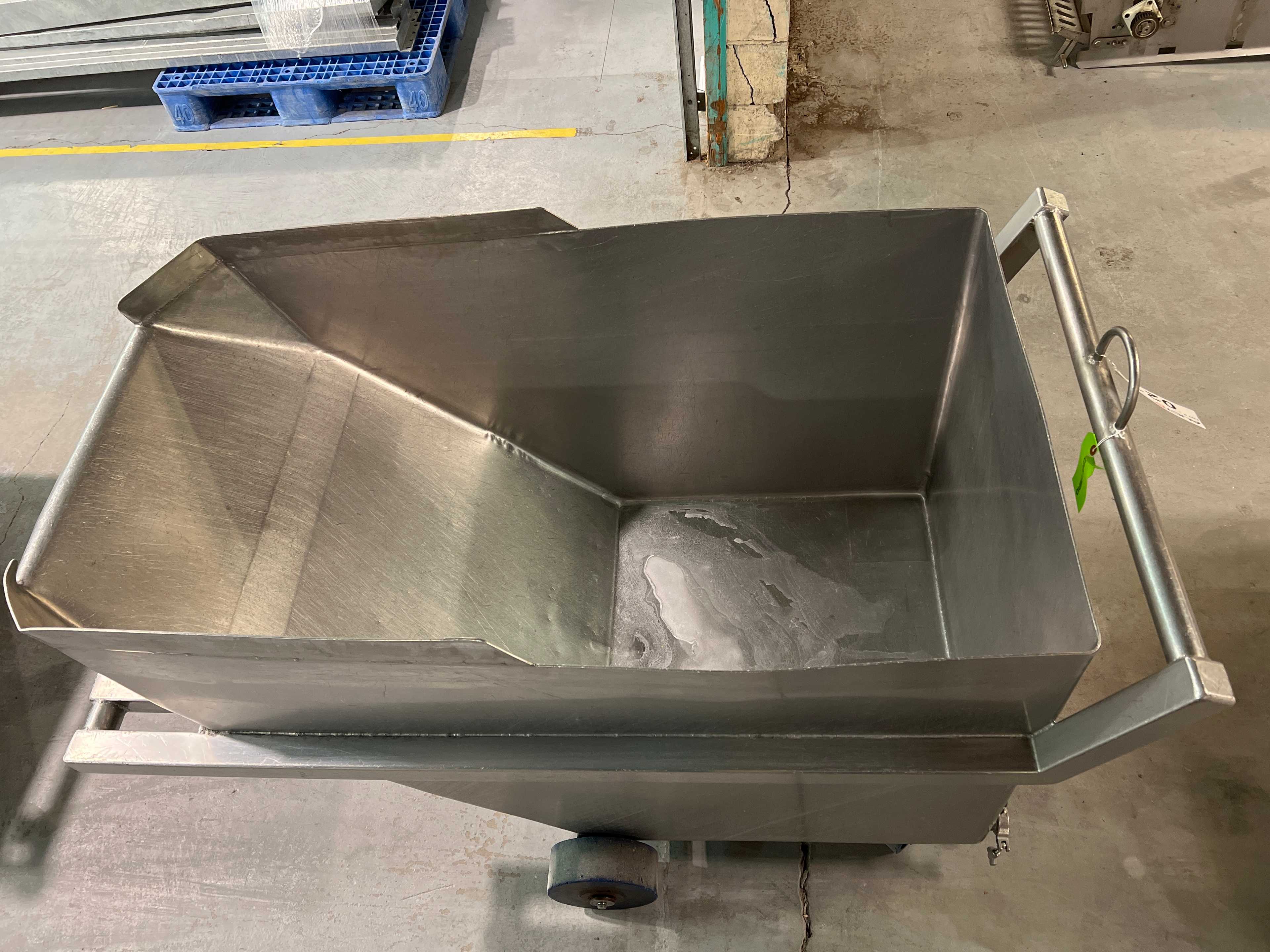 Stainless Steel Dump Cart Hopper