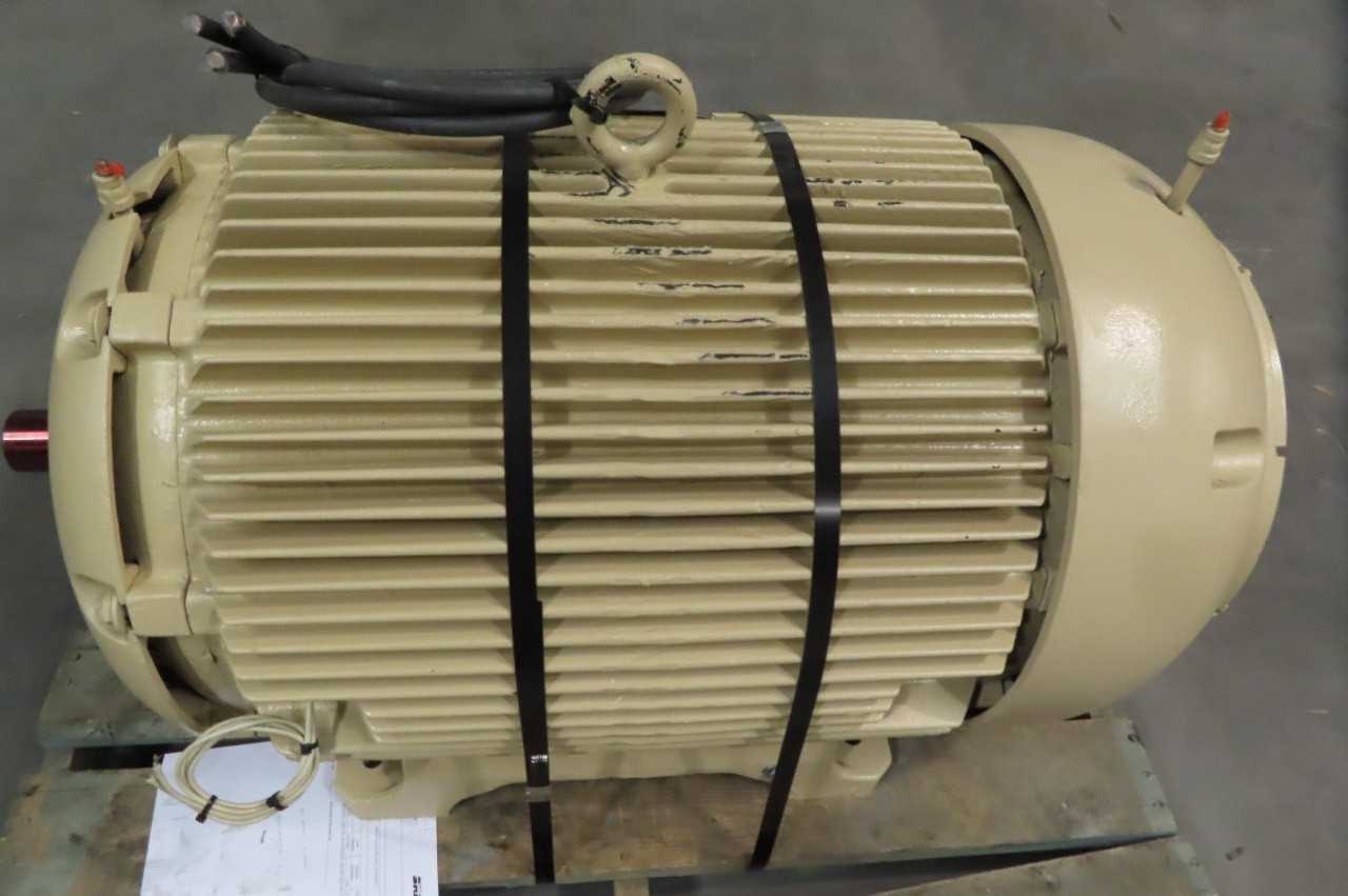 SIEMENS ALLIS 447TZ 200HP 460V-AC AC INDUCTION MOTOR - ELECTRIC MOTORS
