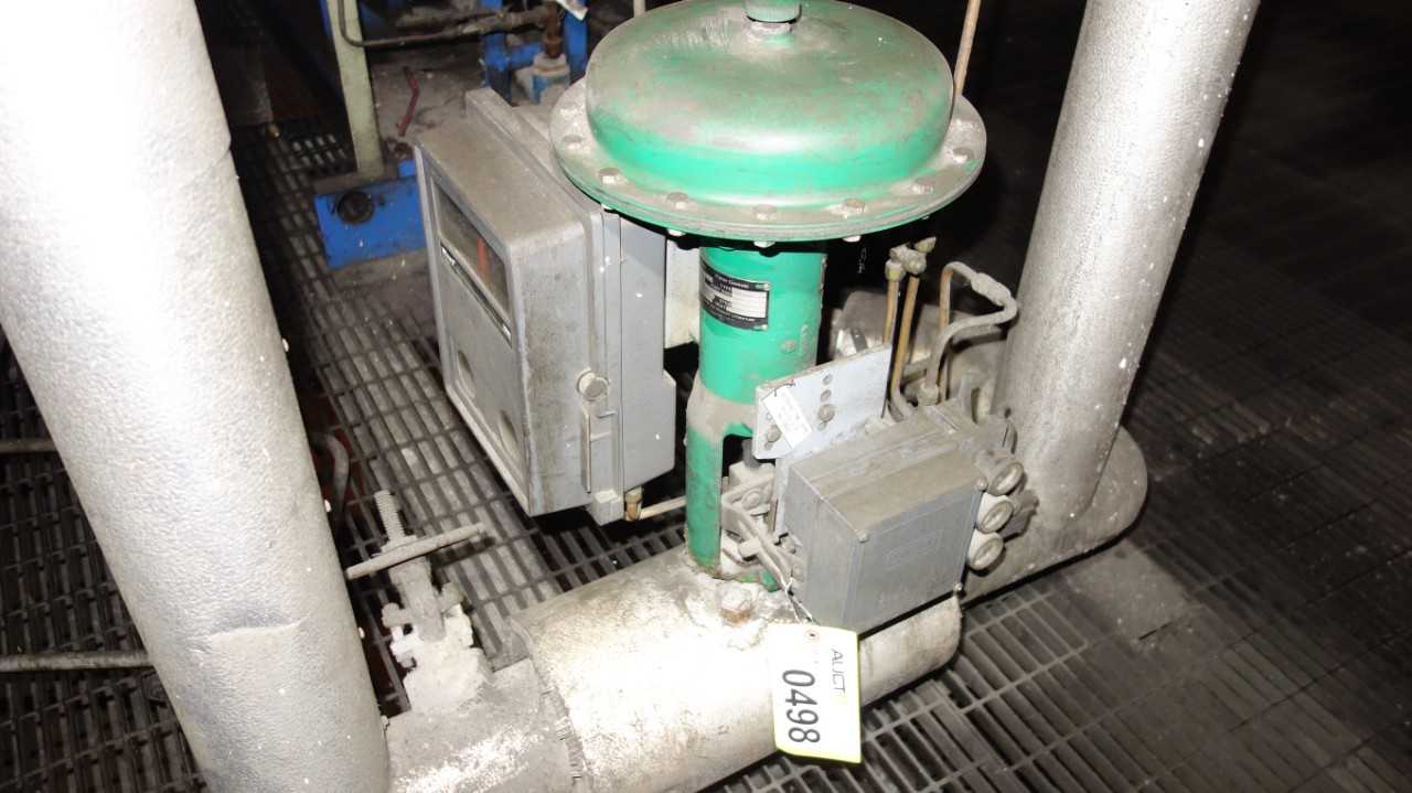 FISHER 667-CE 2 IN STAINLESS CONTROL VALVE W/ 4195K6 POSITIONER - CONTROL VALVE