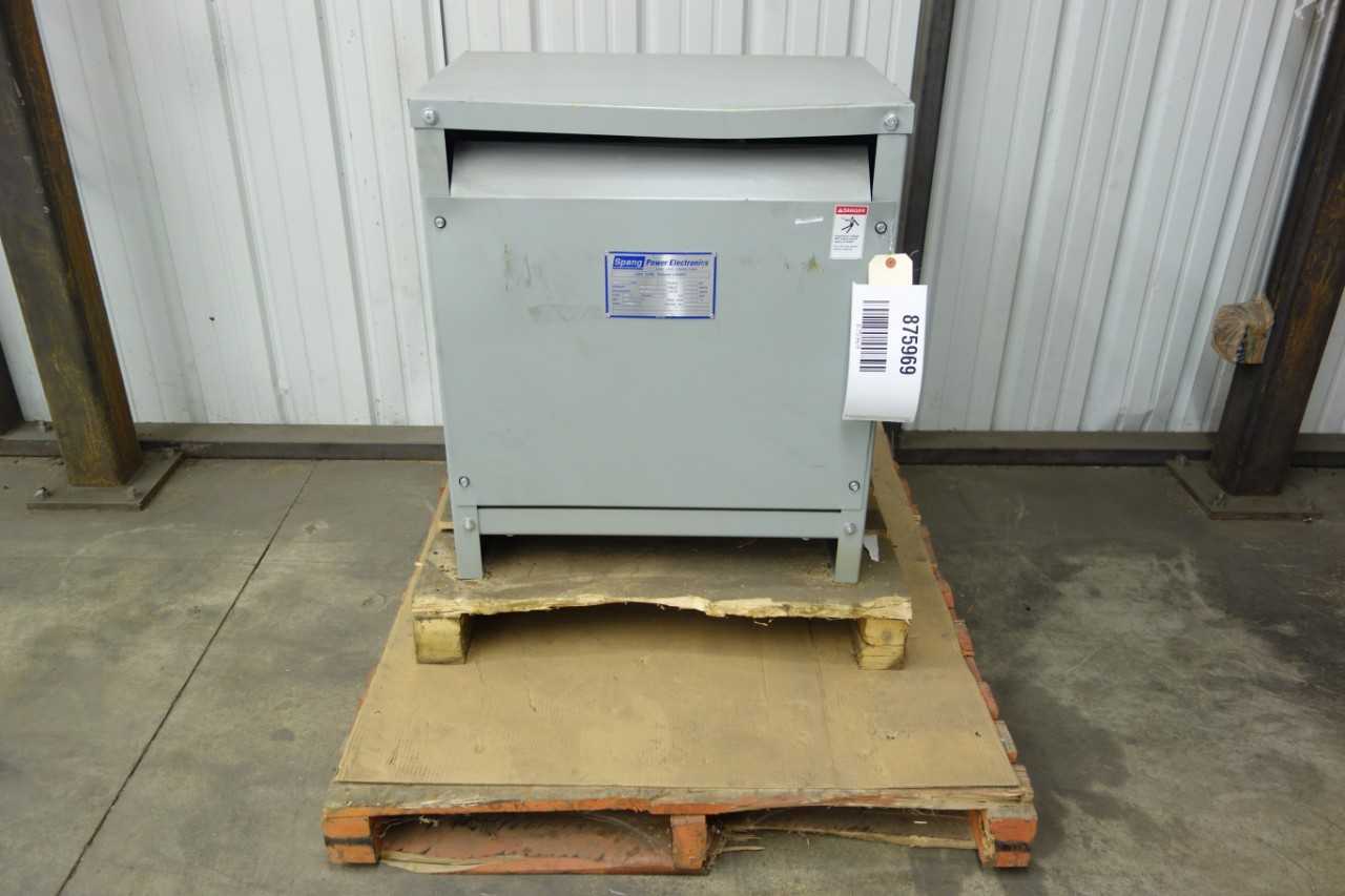 SPANG POWER ELECTRONICS 45 KVA DRY TYPE TRANSFORMER - CONTROL TRANSFORMERS