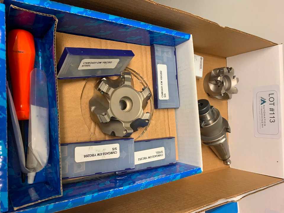 3.0” Face Mill Kit New in the Box, 2.0” Face mill with CT40 Tool holder - ELECTRIC POWER TOOLS