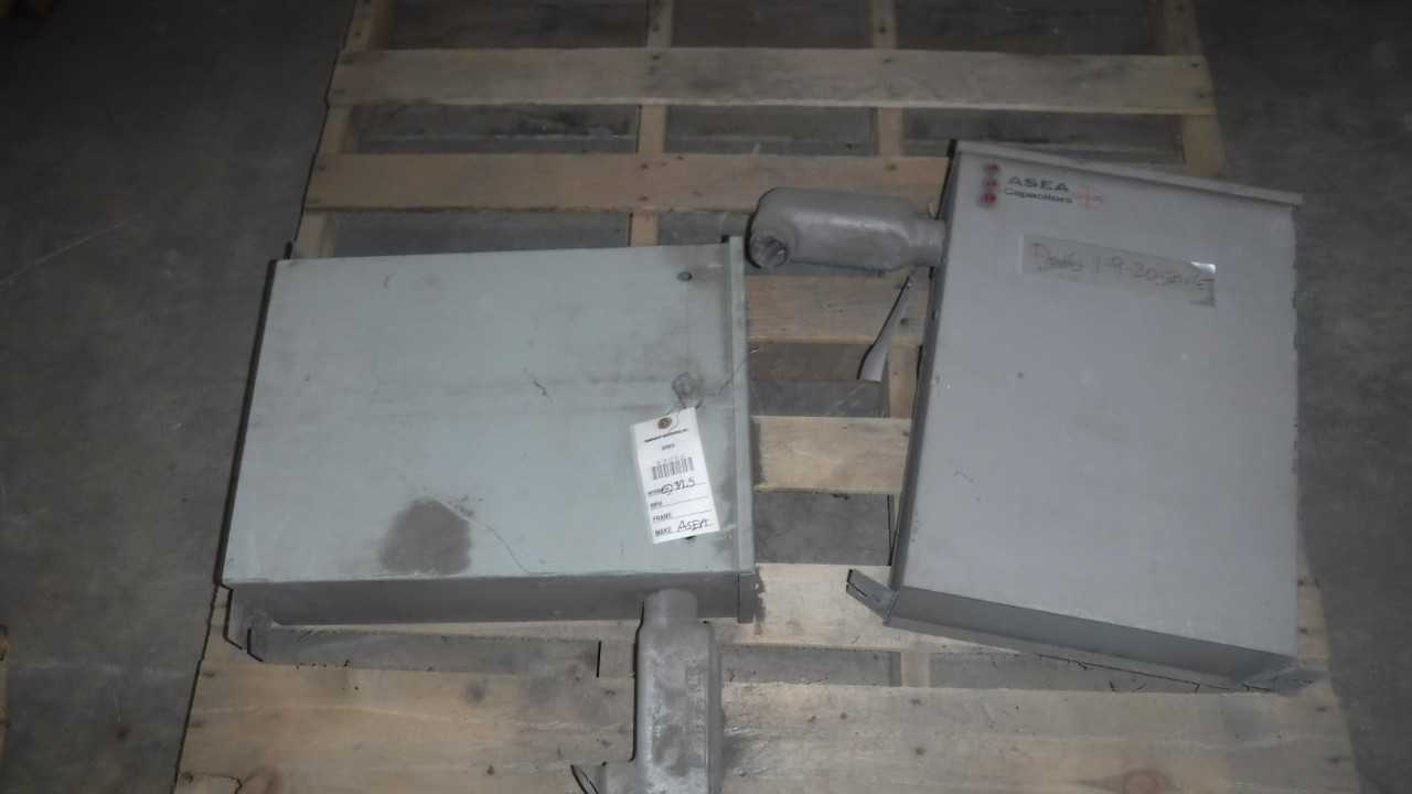 37 KVAR ASEA Capacitors 480 Volt - ELECTRICAL COMPONENTS
