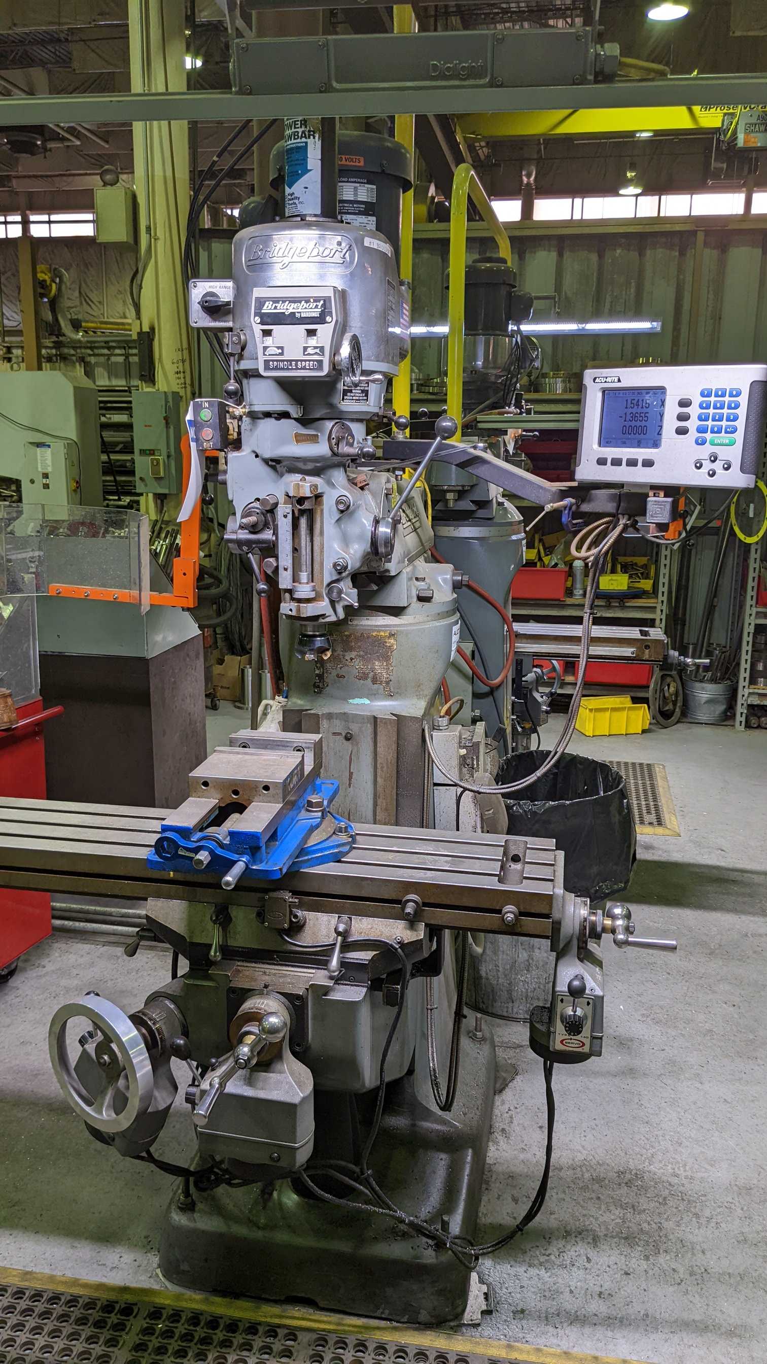 BRIDGEPORT MILLING MACHINE - MILLING MACHINES