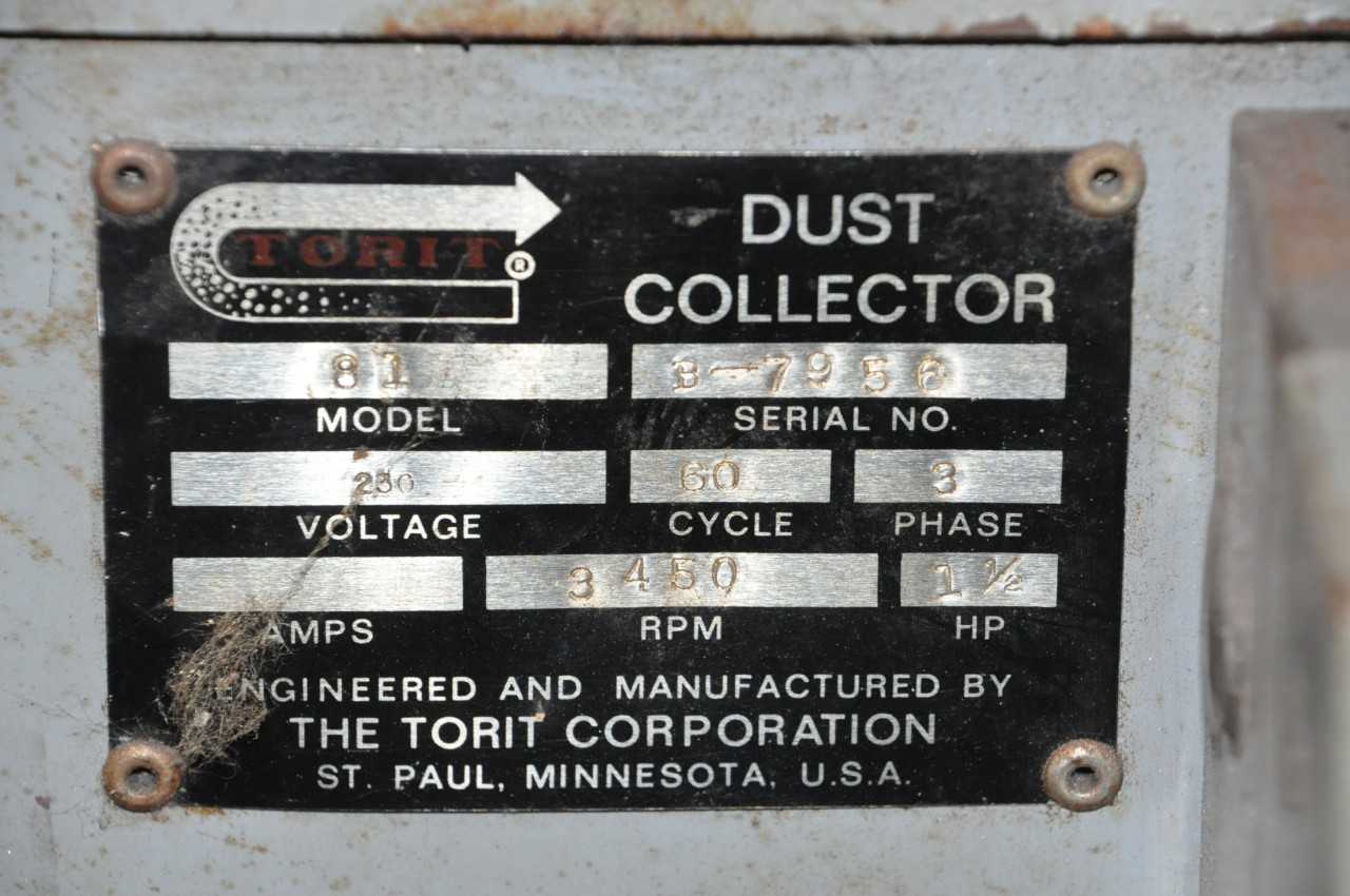 Torit Model 81 Shaker Type Dust Collector - DUST COLLECTOR