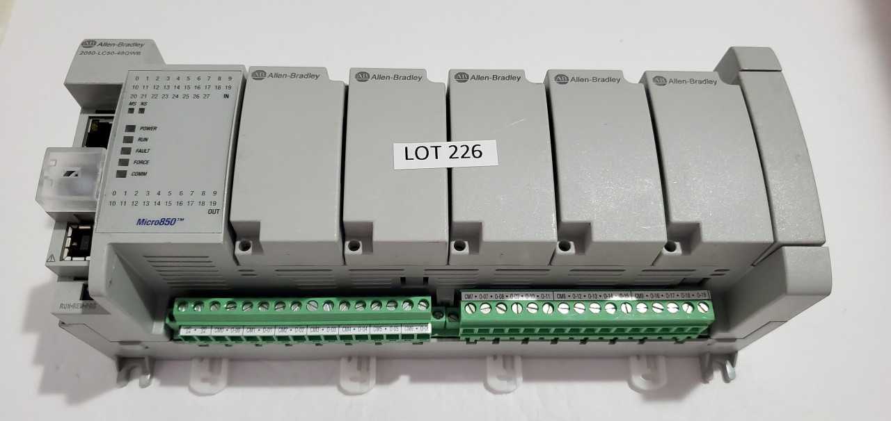 Allen Bradley Micro 850  2080-LC50-48QWB PLC - AUTOMATION & CONTROLS