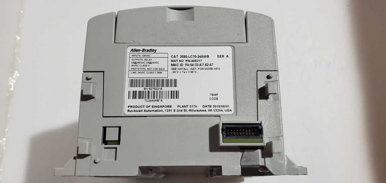 Allen Bradley Micro 870 2080-LC70-24AWB PLC - AUTOMATION & CONTROLS