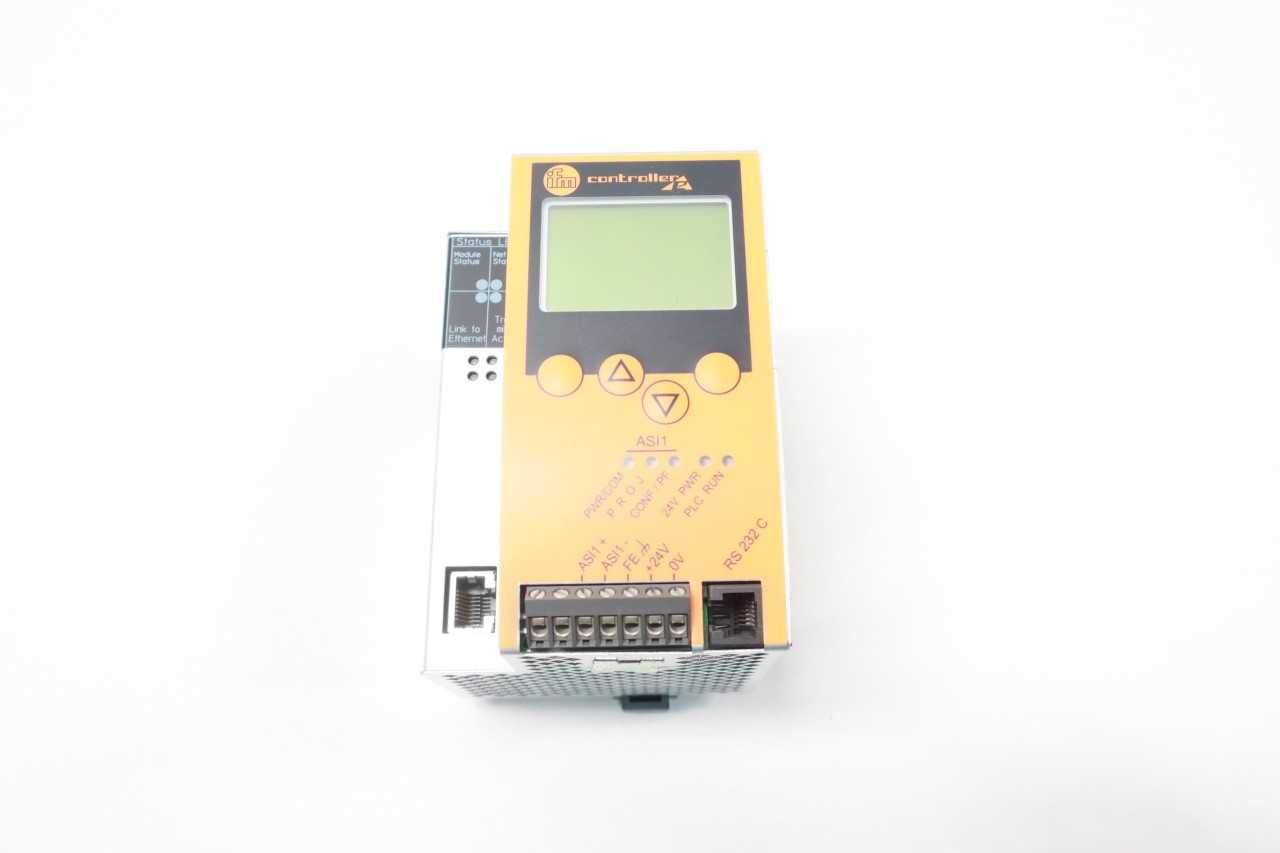 IFM EFECTOR AC1327 ASI1 ETHERNET CONTROLLER MODULE 2030VDC - AUTOMATION & CONTROLS IFM EFECTOR AC1327 ASI1 ETHERNET CONTROLLER MODULE 2030VDC - AUTOMATION & CONTROLS