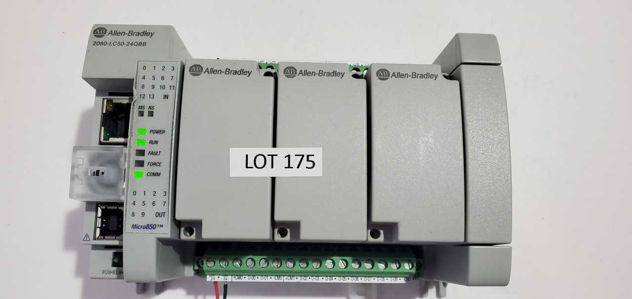 Allen Bradley Micro 850 2080-LC50-24QBB PLC - AUTOMATION & CONTROLS Allen Bradley Micro 850 2080-LC50-24QBB PLC - AUTOMATION & CONTROLS