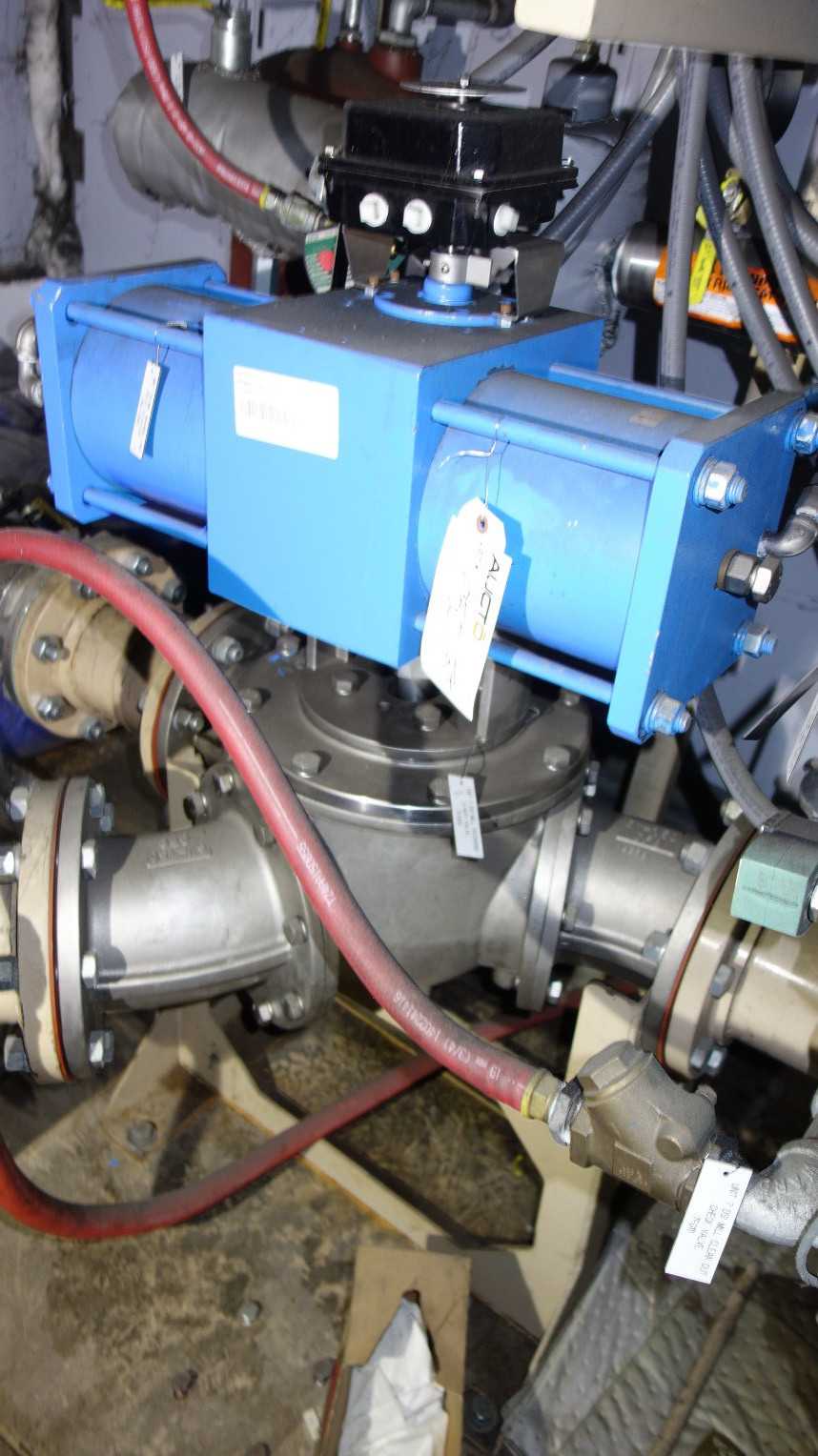 DSI MILL 6 IN STAINLESS 3-WAY DISCHARGE VALVE - CONTROL VALVE