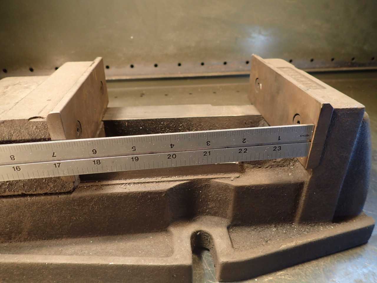 Palmgren 6" Mill Milling Machinist Vise: Jaws Open 6-5/8" w/ Ratchet Handle - MILLING MACHINE PARTS