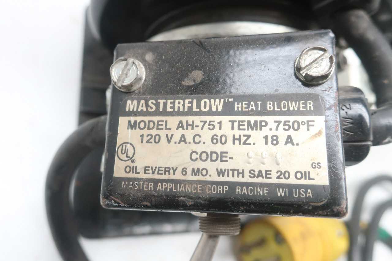 MASTER FLOW HEAT BLOWER AH-751 - BLOWER FAN