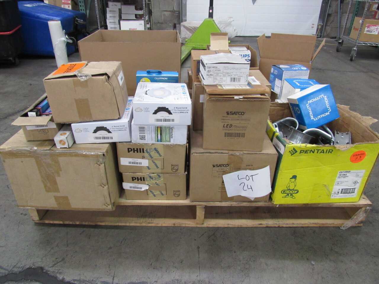 Pallet of 309 Assorted Lights, LEDs, Electric Fans, Electrical Enclosure, Transformers & More - CONTROL TRANSFORMERS