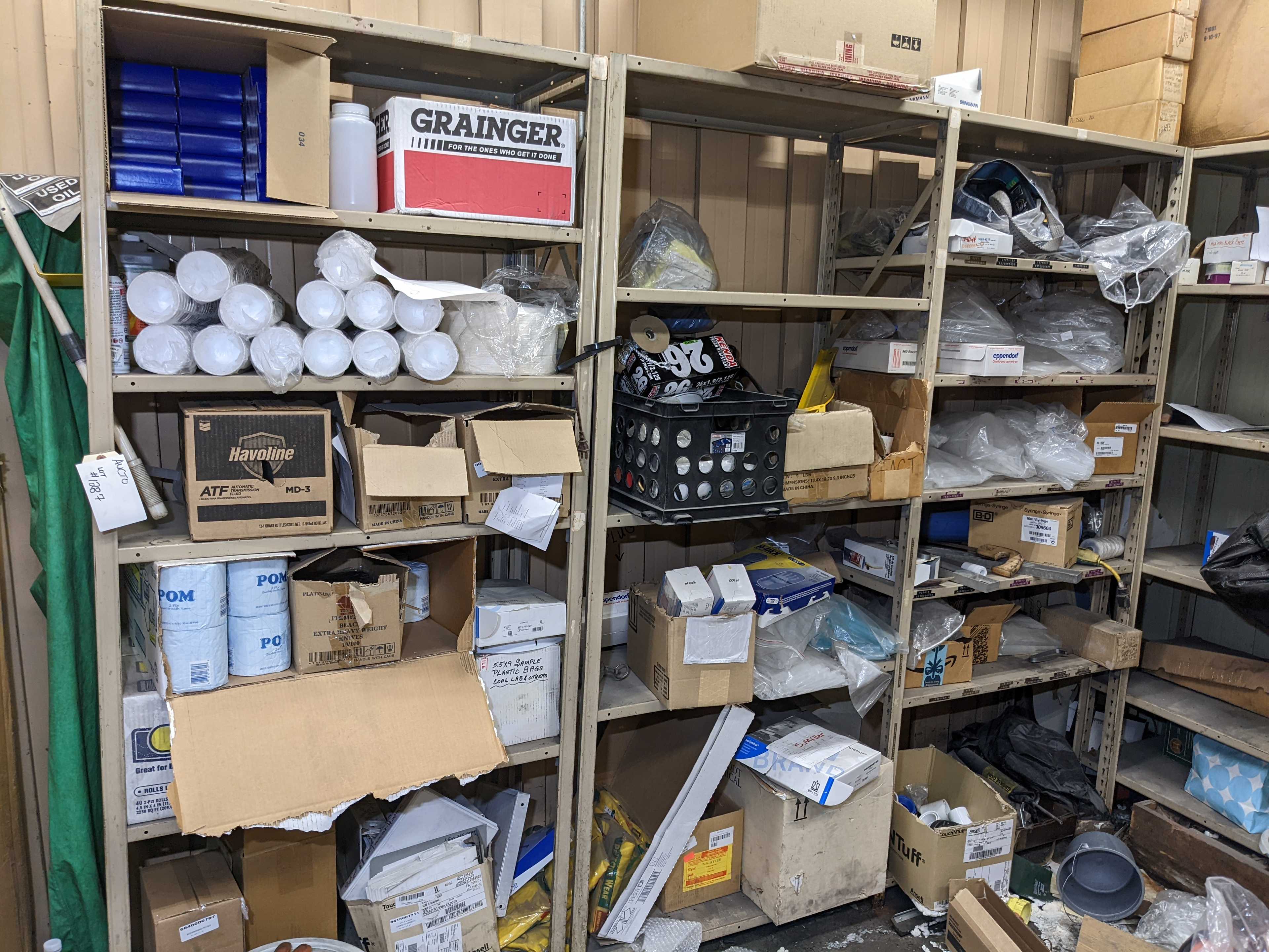 CONTENTS OF SHELVING - LAB & SCIENTIFIC CONTENTS OF SHELVING - LAB & SCIENTIFIC