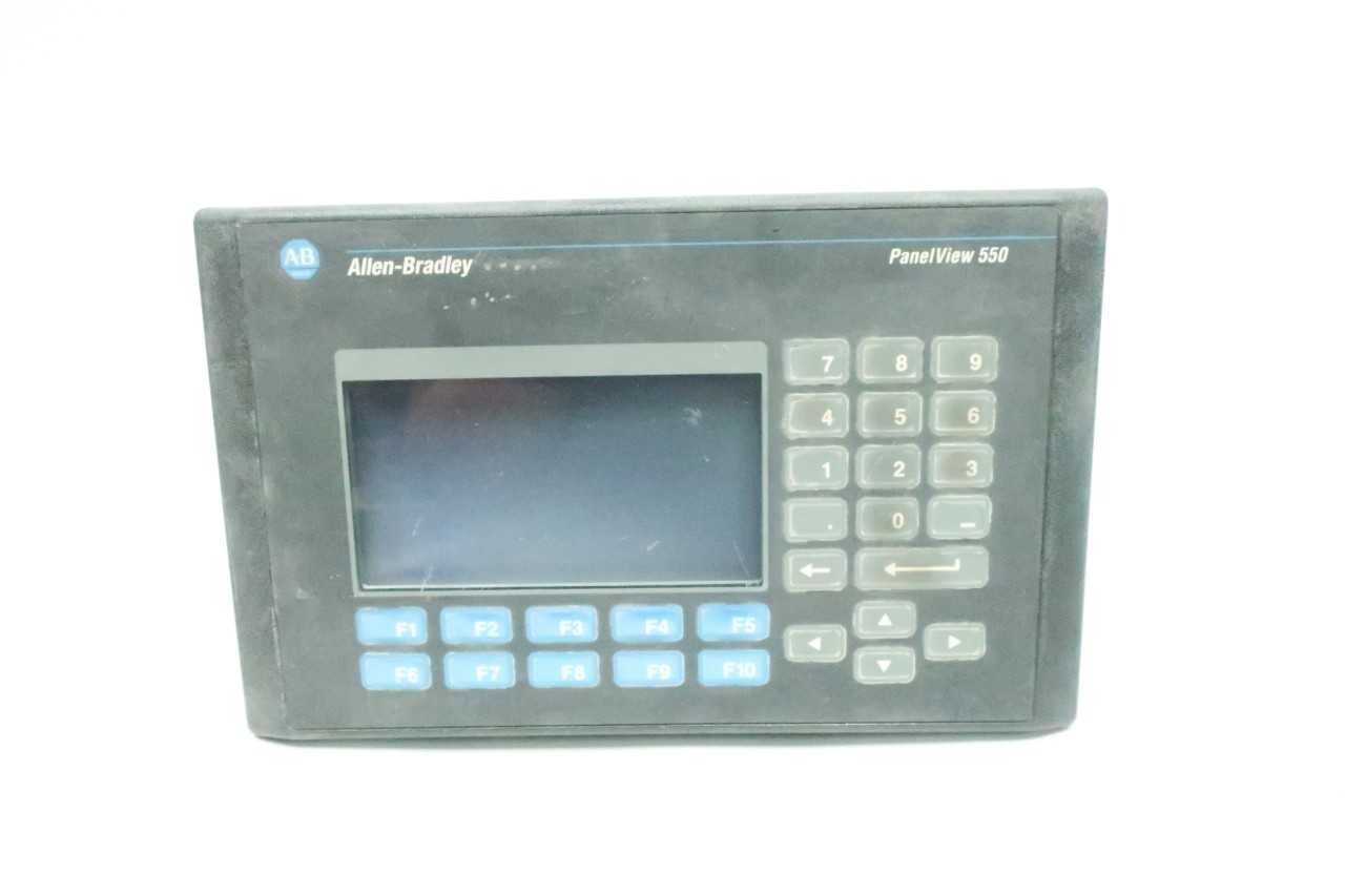 ALLEN BRADLEY 2711-K5A10 PANELVIEW 550 SER H OPERATOR INTERFACE PANEL - AUTOMATION & CONTROLS