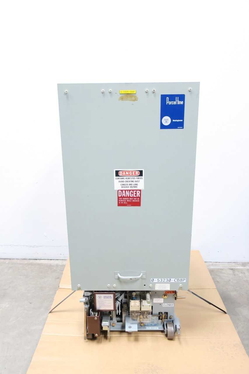 WESTINGHOUSE 50DHP250 PORCEL-LINE AIR POWER BREAKER 1200A AMP 4.76KV-AC - CIRCUIT BREAKERS WESTINGHOUSE 50DHP250 PORCEL-LINE AIR POWER BREAKER 1200A AMP 4.76KV-AC - CIRCUIT BREAKERS