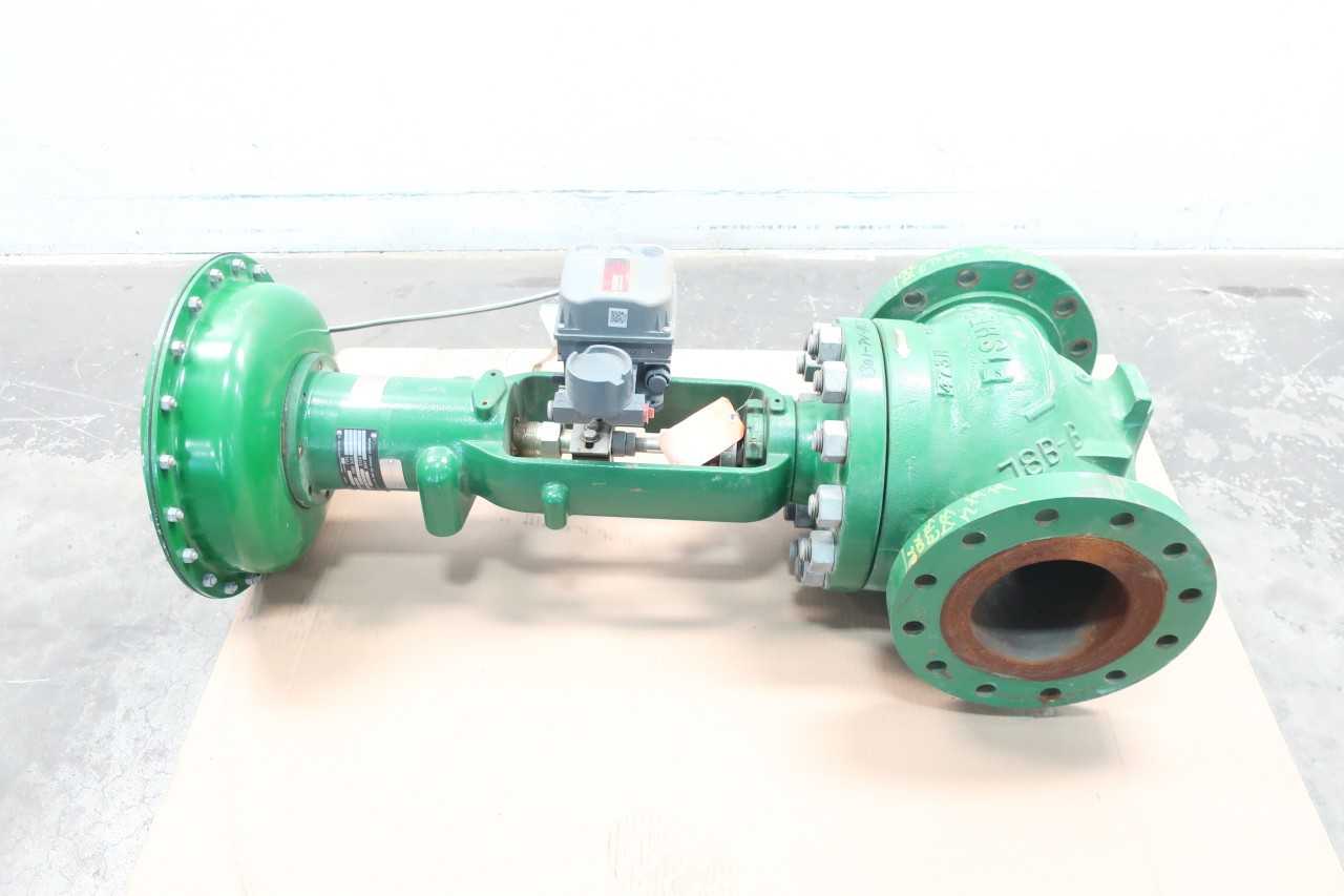 FISHER TYPE ET PNEUMATIC TYPE 657 300 STEEL DVC6200 6IN CONTROL VALVE - CONTROL VALVE