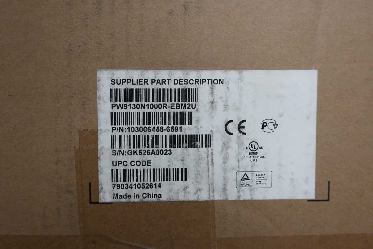 EATON PW9130N1000R-EBM2U COMPUTER AND PERIPHERAL UPSS - ELECTRICAL COMPONENTS