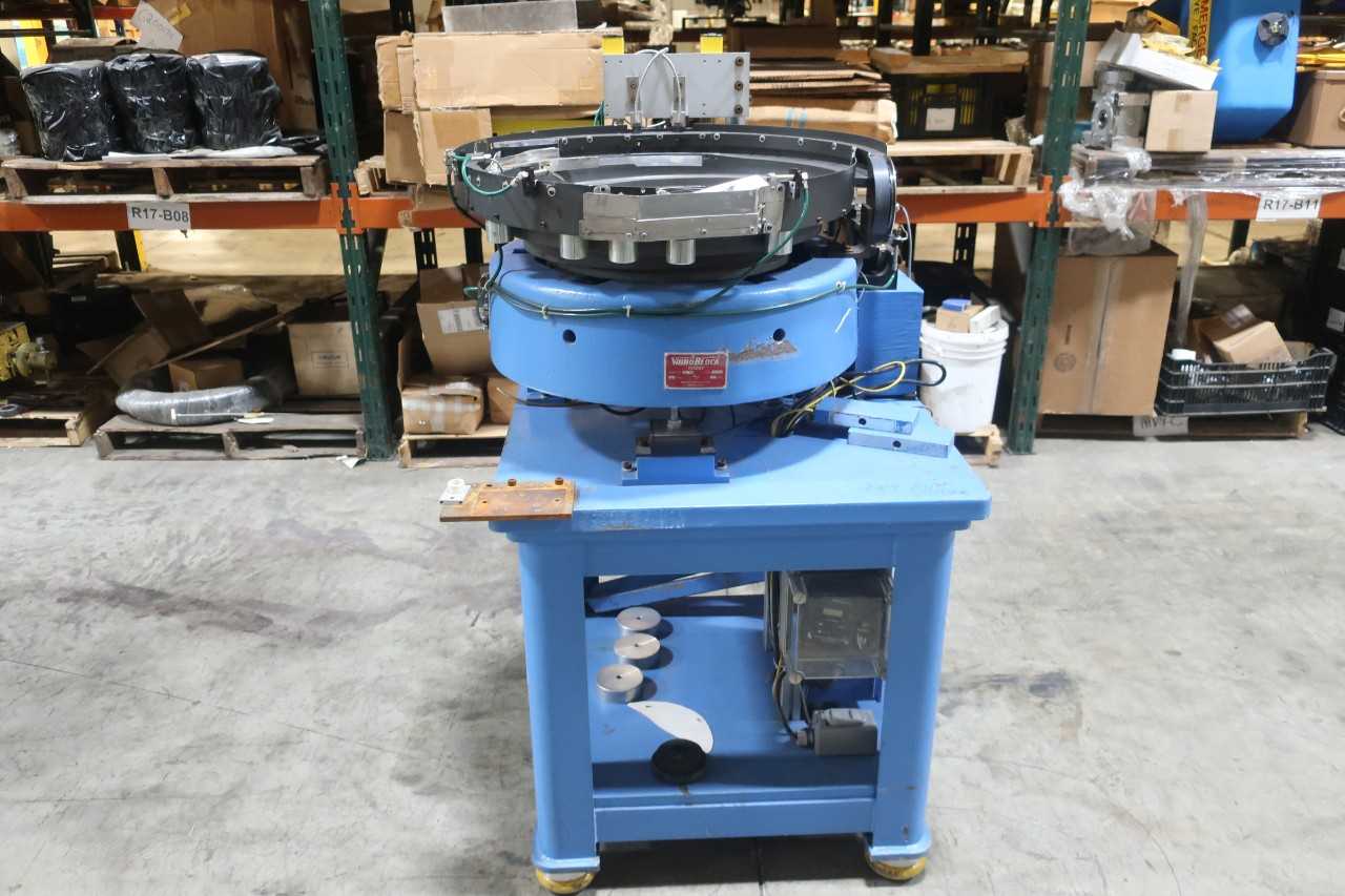 ARTHUR G RUSSELL VBF30HD VIBROBLOCK 115V-AC VIBRATION BOWL FEEDER STATION - PROCESS EQUIPMENT