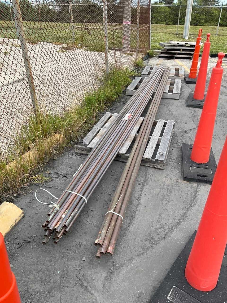 Lot of 30 - 20 foot 1-1/8 Copper Pipe & 1-3/8 Copper Pipe - INDUSTRIAL PARTS