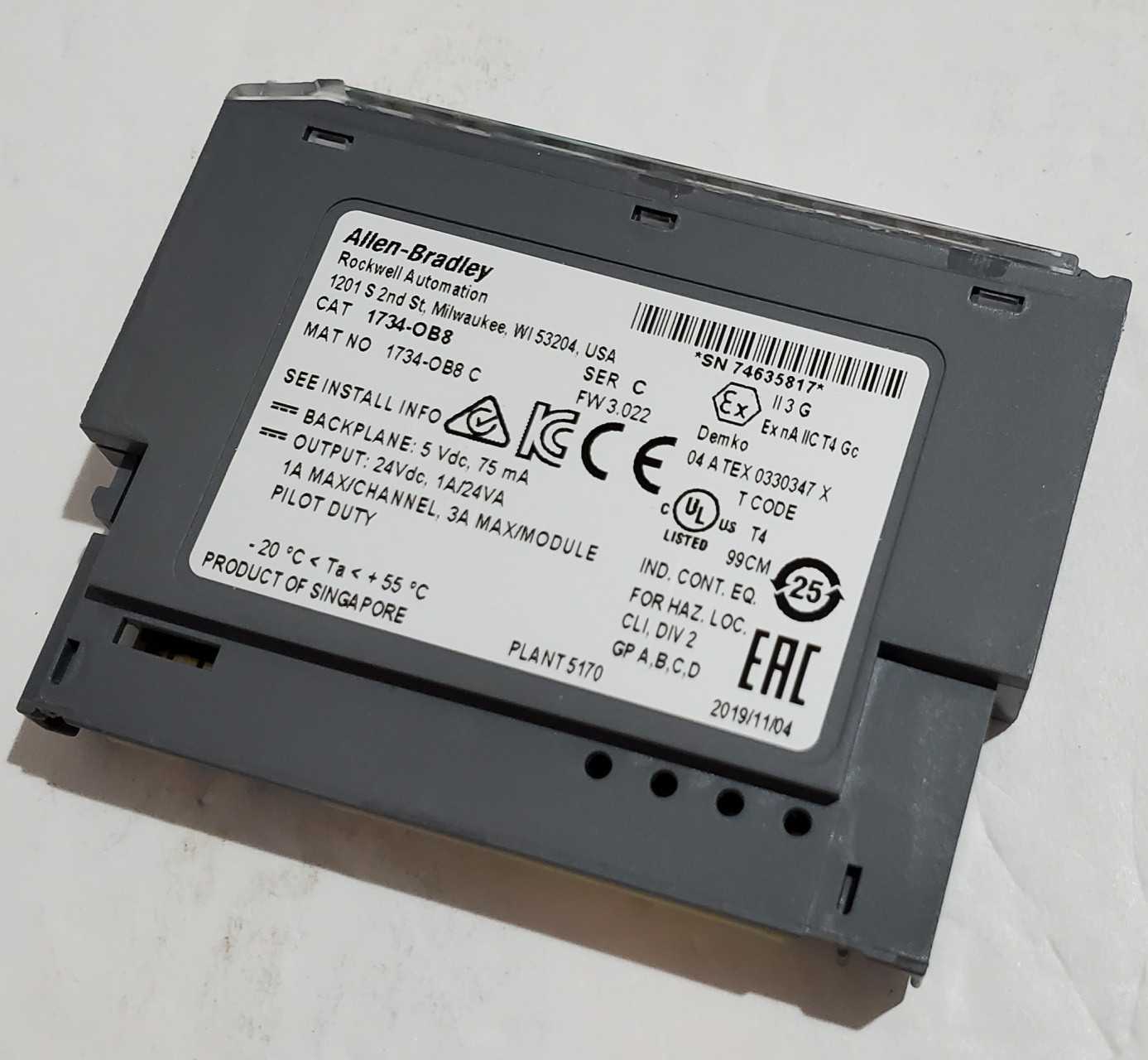 Allen Bradley Point I/O 1734-OB8 - AUTOMATION & CONTROLS