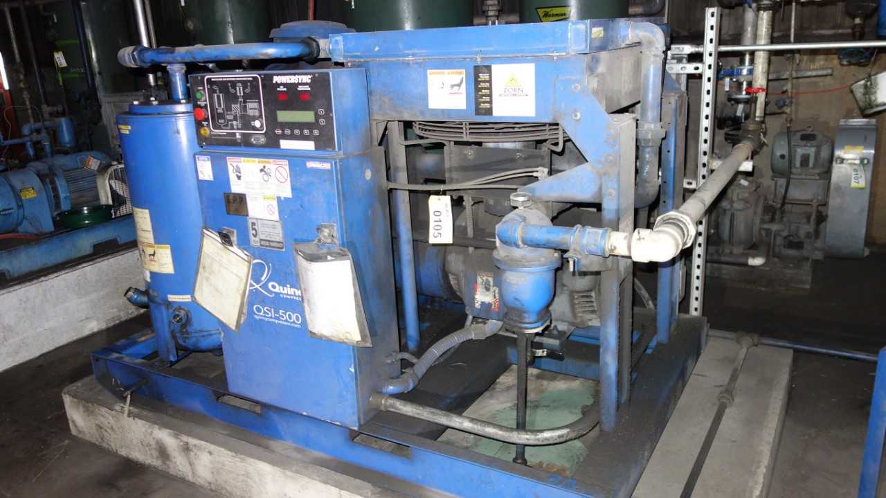 QUINCY QSI-500 ROTARY SCREW AIR COMPRESSOR - AIR COMPRESSORS