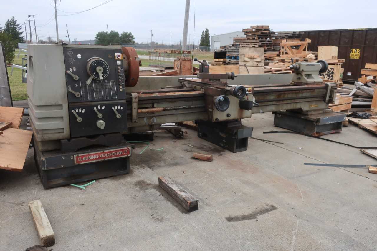 CLAUSING COLCHESTER 25" LATHE - LATHES
