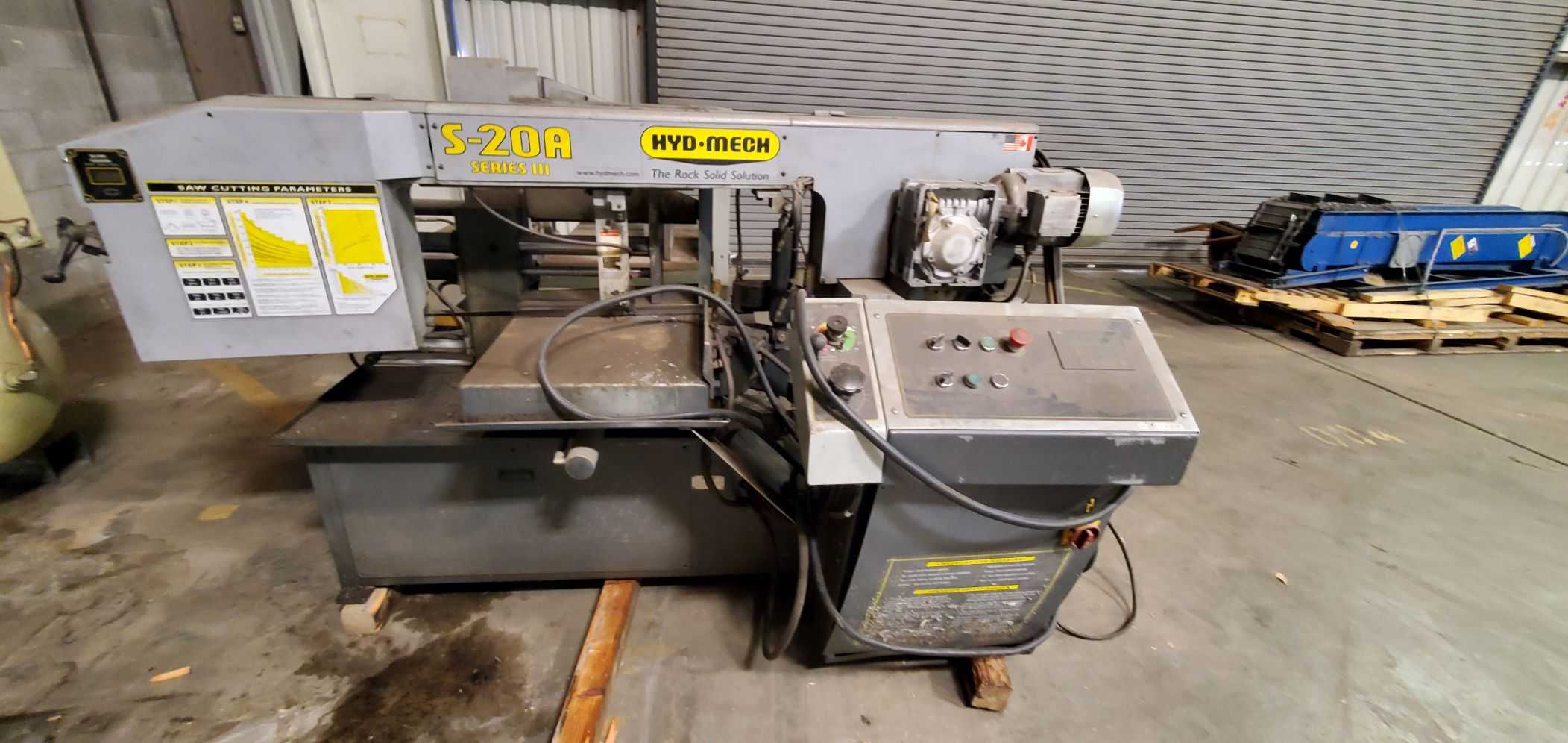 Hyd Mech S-20A-Series III Band Saw - METAL SAWS